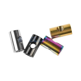 Cnc Machining Broaching Stainless Steel Titanium Gr5 M5 Crankset Screw Chain Wheel Bolts Cylindrical Nuts for Bicycle Seat Bike