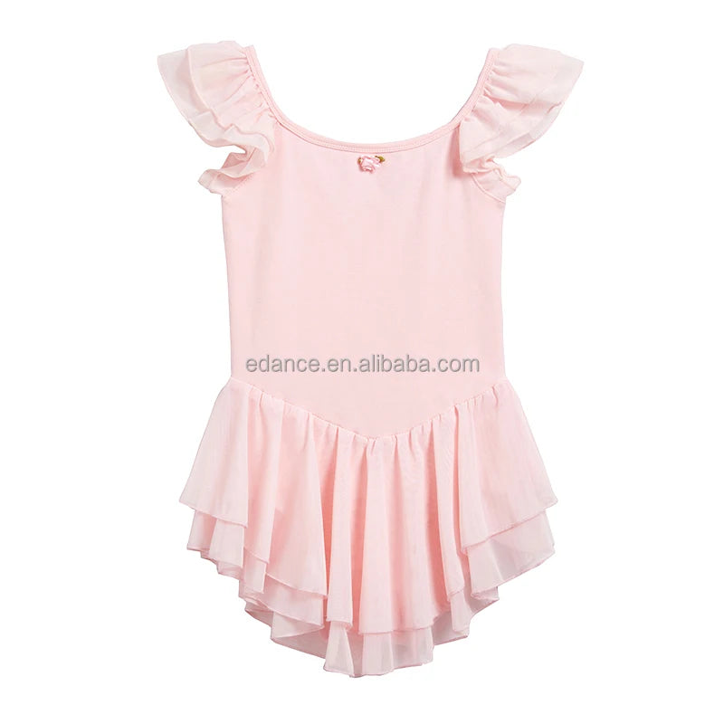 MdnMd Fairy Dress Ballet Tutu Professional Exercise Cheap Wholesale Dance Pink Ballet Leotard for Girls Training  Dancerwear