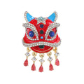 Weiman Fashion Jewelry Factory Outlet Pins and Brooches Customized Retail Wholesale XD824425 Dancing Lion
