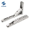 Zuogang 2 PCS 8 Inch to 14 Inch Wholesale Plastic Bracket l Metal Corner Brackets for Wood