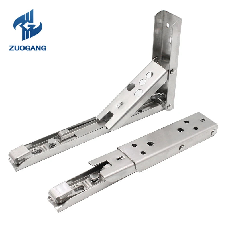 Zuogang 2 PCS 8 Inch to 14 Inch Wholesale Plastic Bracket l Metal Corner Brackets for Wood