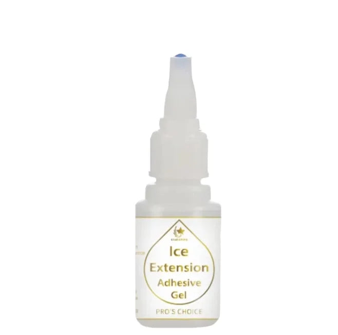 Human Hair Ice Extension Adhesive Gel 20g Hair Extension Glue Black Clear Hair Extensions Gel