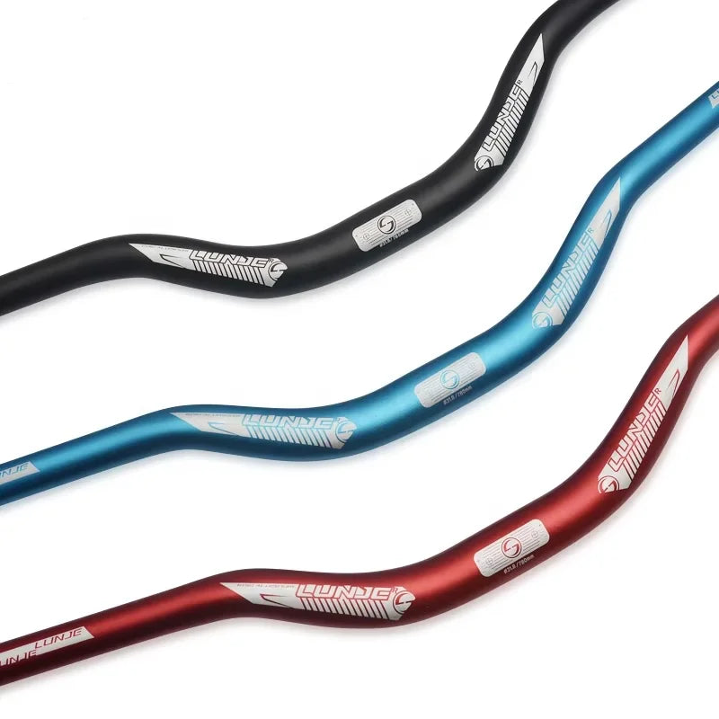 LUNJE Aluminum Alloy Bicycle Accessories Mountain Bike Handlebar Speed Drop DH31.8mm Swallow Handlebar Handle