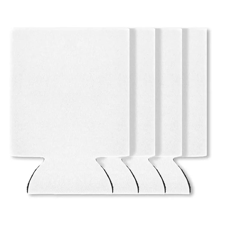 Wholesale Foldable Beverage 12Oz Sublimation White Blank Can Coolie