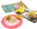 Multi-Design Large Silicone Resin Tray Mold Large Rectangle Geode Agate Silicone Tray Mold for Resin Craft Tray