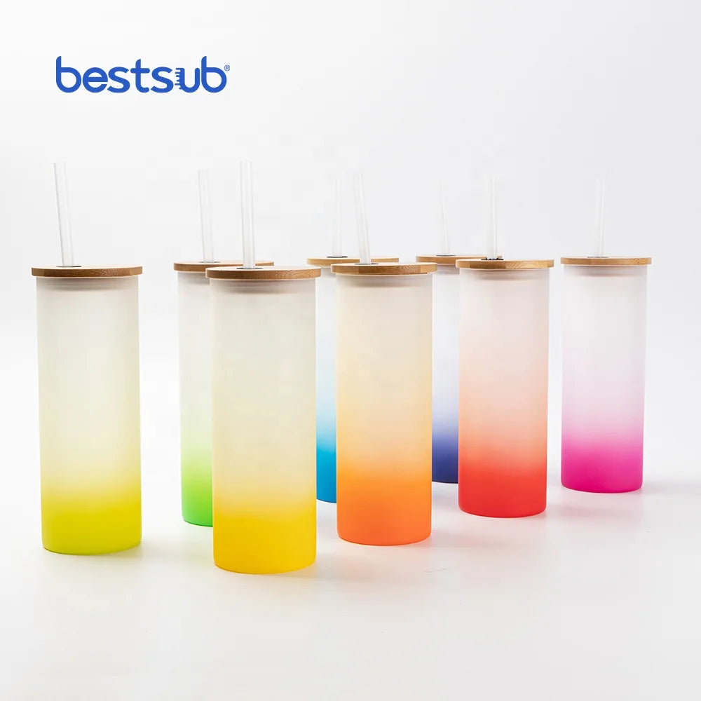 BestSub Wholesale Customizable Water Bottle Tumbler Sublimation Blanks Shot Glass Jar Coffee Mugs Cups Printing