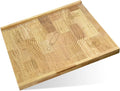 Wooden Pastry Board Bread Cutting Board with Sides and Carved Ruler Surface Used for Rolling Dough Baking Countertop Kitchen