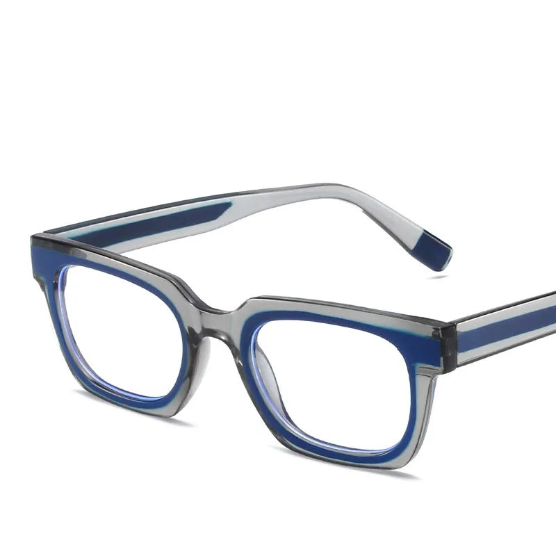 Fashion Ins square Spectacle Frames Men Custom Own logo 2024 Classic New Anti Blue Light Glasses Women High Quality Lunettes