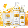 LKIAE 100% Vegetable Oils Even Complexion  Whitening Body Lotion Anti Aging Brightening Moisturizing Vc Luxury Skin Care Set