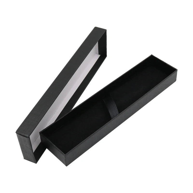 BECOL Promotional High End Business Fountain Pen Display Box Black Custom Logo Paper Pen Box for Gifts
