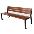 Outdoor Furniture Wood Bench Seat Outside Park Street Public Garden Two Seater Three Seater Commercial Municipal Bench Seating