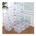 Transparent PP Plastic Storage Box Eco-Friendly Organizing Sundries Clear Storage Boxes Bins for Preservation Cloth Organizer