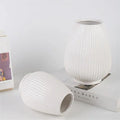 New Year Ceramic Vase Indoor Circular Large Vase for Home Decoration Striped Vase Nordic Style Creative Floral Winter Sprin