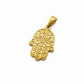 Vintage Hamsa Hand Pendant Stainless Steel Fatima Hand Charms Religious Islamic Accessories Custom Jewelry