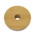 Wholesale Custom Logo Recyclable Glass Containers Eco-Friendly Bamboo Lid Glass Jars