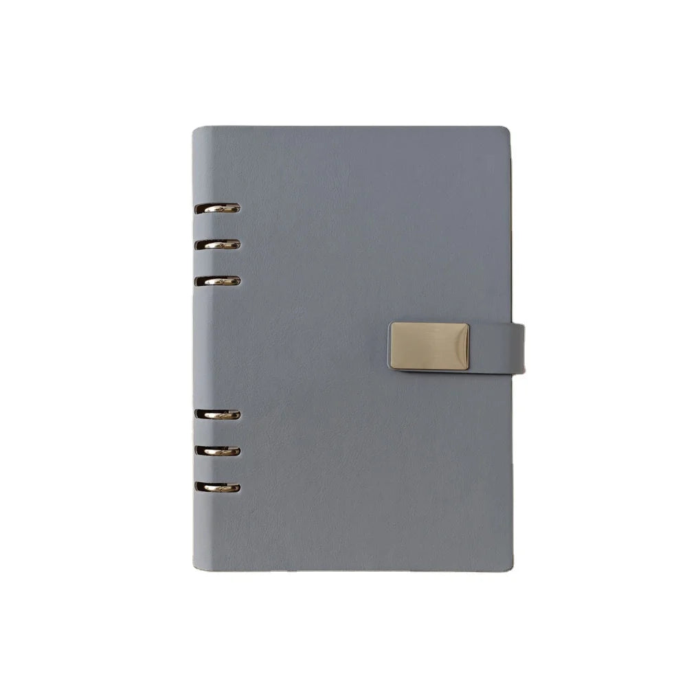Wholesale School Supplies Dot Grid Notebook A7 Notebook With Pen Notepad Custom Printing Eco Friendly Silver Stamping Spiral Age