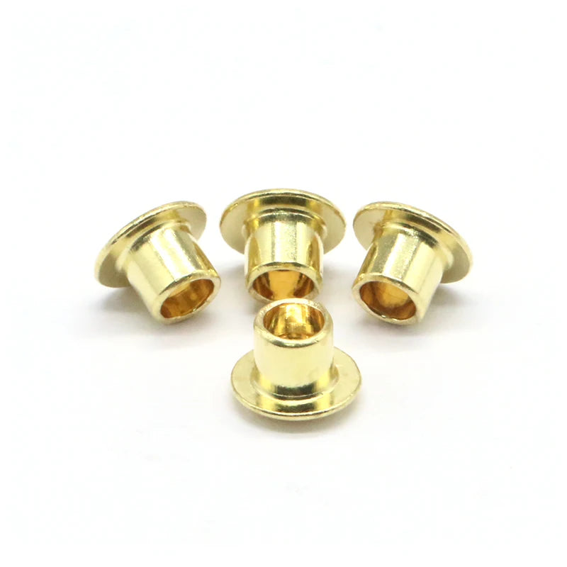 High Precision Modern Design Brass Head Semi Tubular Rivets Manufacturer's Factory Supply Hot Sales Copper Rivets for Pcb
