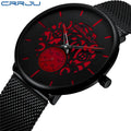 CRRJU 2150 Men Watch Luxury New Business Wristwatch Unique Fashion Dial Design Watches Man Waterproof Quartz Clock Reloj