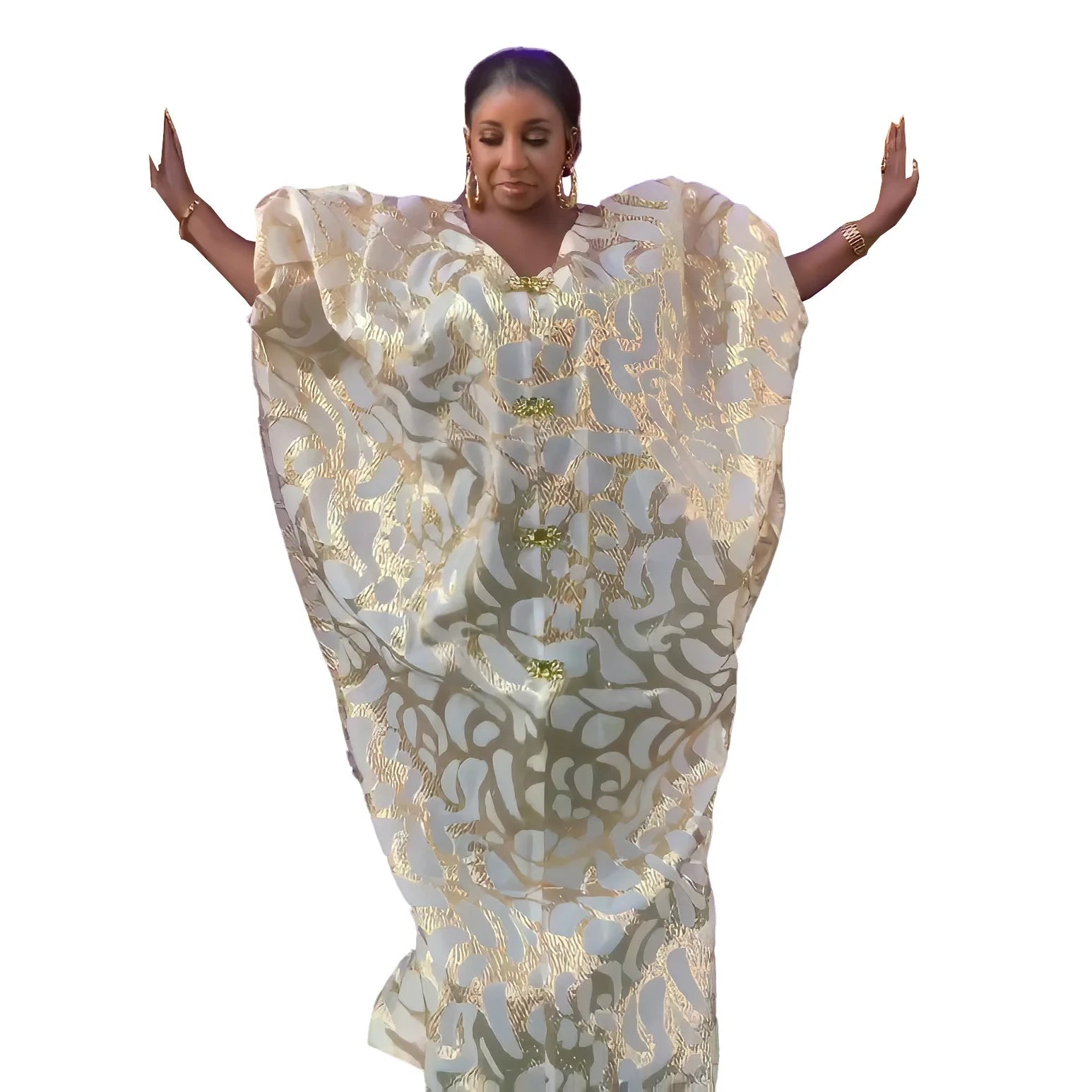 Luxurious Maxi African Dresses Jacquard Fabric African Formal Dresses Africa Plus Size Womens Skirts