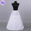 Women's Plus Size Crinoline Petticoat Wholesale 3 Hoops Line Saree Petticoats Hard Net Fabric Bodenlange Elastic Petticoat for
