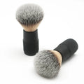 New Metal Handle Shaving Brush Heavy Aluminum Matt Black Shave Brush Beard Foam Brush