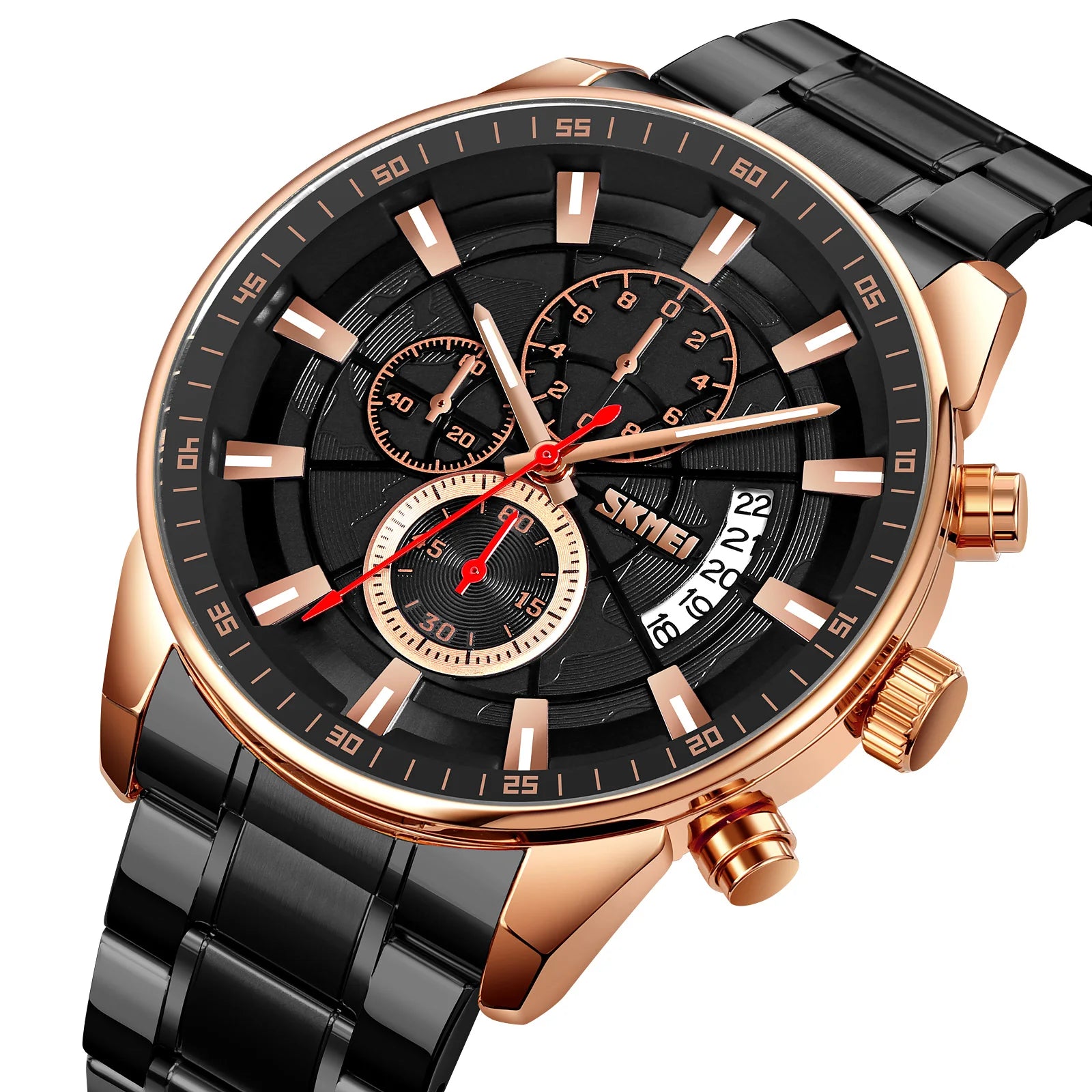Horloges Skskmei 9285 Brand Luxury Business Stainless Steel Strap Men Wrist Watch Custom Logo Watch Quartz Relojes Hombre