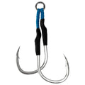 New Design 360 Degree Versatile Jig Lure Assist Strong Hook 2/0 3/0 5/0 7/0 9/0 Jigging Double Barbed Feather Fishing Hooks
