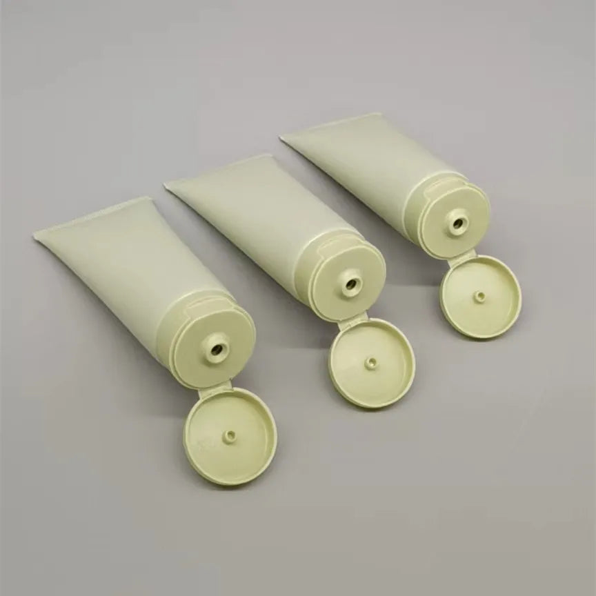 Hot Sale 100ml Green Empty Plastic Squeeze Tube Travel Small Sample Packing Body Skin Care Cream Tube Face Wash Bottle