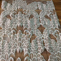 Wholesale Elegant Bridal Wedding Lace Pure White Lace Embroidery Dress Lace Fabric