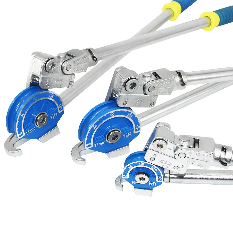 CT-365-03~14 5-22mm 3/16"-7/8" 180 Degree Heavy Duty Pipe Bender Roller Lock Pipe Labor Saving Bending Pipe Bender