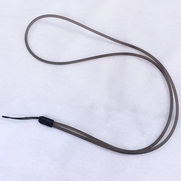 Wholesale 45cm Candy Color Cell Phone Lanyard Universal Neck Phone Holder Lanyard Silicone PVC Wrist Rope