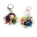 Pikakey Double Sided Holographic Acrylic Anime Keychain CMYK Colors Printed Custom Acrylic Charm Fashion Accessory