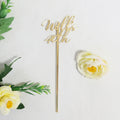 Custom Logo and Text Golden Mirror Acrylic Stirring Bar Mixing for Coffee/Milk Tea/Juice Drink Stirring Bar