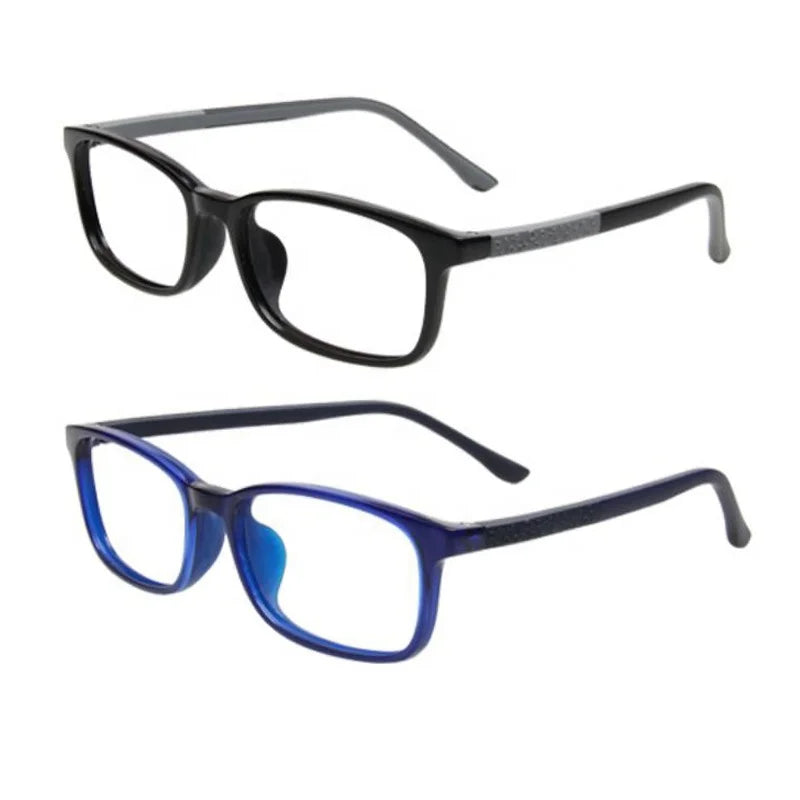 Wholesale Teens 9215 Rectangle Optical Memory Glasses Flexible Side Arm Impressive Pattern Degradable TR Silicone Pink TR90 Kids