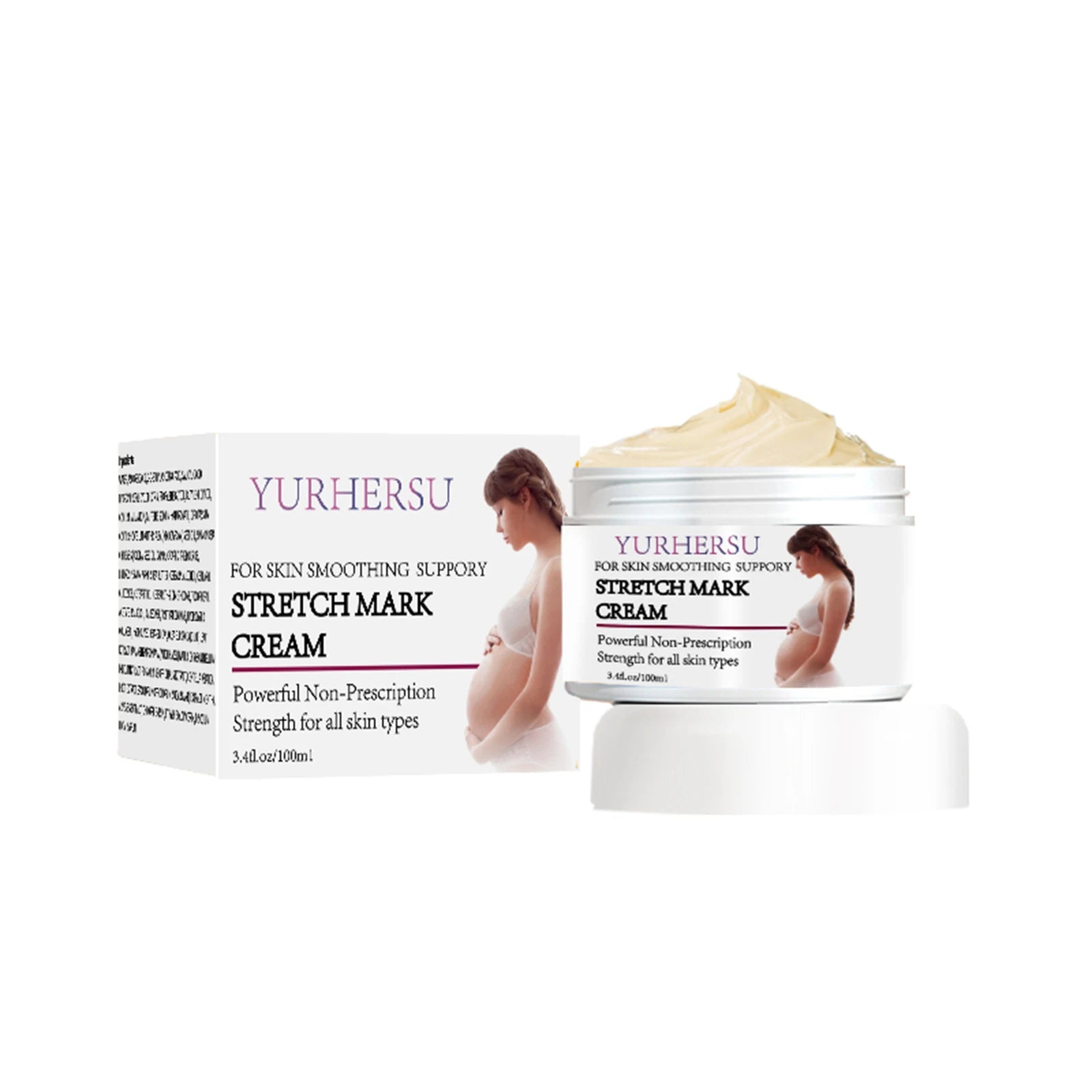 OEM Natural Organic Anti-Wrinkle Stretch Mark Removal Cream with Vitamin E & Collagen for Skin Repair