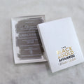 Unique Design 2mm or 3mm Thickness clear Acrylic Wedding Invitation Card With Custom Box