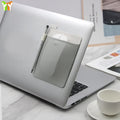 Elastic Sticky Mouse Pouch Reusable Adhesive Attached Pocket Storage Bag for External Hard Drives