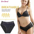 Hot Sale Menstrual Underwear Four Layer Heavy Flow Underwear Period Panties Breathable Absorbent Female Black Lace Panties