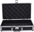 Universal Portable Tool Case Aluminum Attache Case with Ripple Foam and Lock Customizable OEM and ODM Support