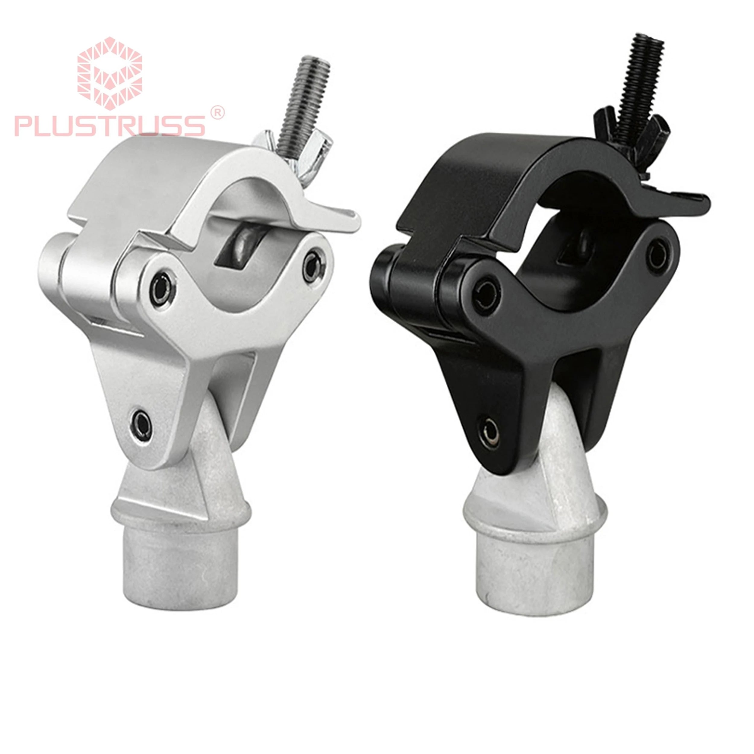 Tube 48-51mm Load 200kg Pipe Clamp Truss Hook Aluminum Stage Lighting Truss Clamp Hook Stabiliser Clamp 5024H