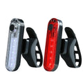 New Bicycle Rear Safety Warning LED Tail Light Red Cycling Gear with Battery Power Supply