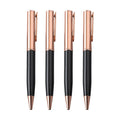 Luxury Promotional Rose Gold Metal Sports Ball Pen with Custom Logo Business Gift Personalized Brand