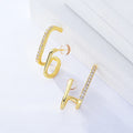 New Design Best Selling High-end Famous Designer Style Simple Modern Personalize Twist Gold Earring