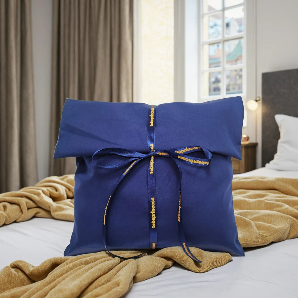 Chuanghua Custom Logo Printing Envelope Cotton Canvas Clothes Pillow Pouch Bag With Bow Envelope Dust Pouch