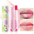 Hot Sale Fruit Lip Balm Long Lasting Moisturizing Lips Care Natural Original Warm Change Fruit Flavor Lipstick Wholesale
