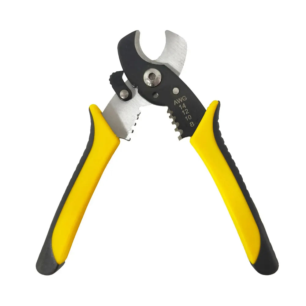 Multi Duty Easy Crimp Stripping Steel Plate Hand Tools Fiber Optic Cable Wire Cutter Stripper Cutting Pliers