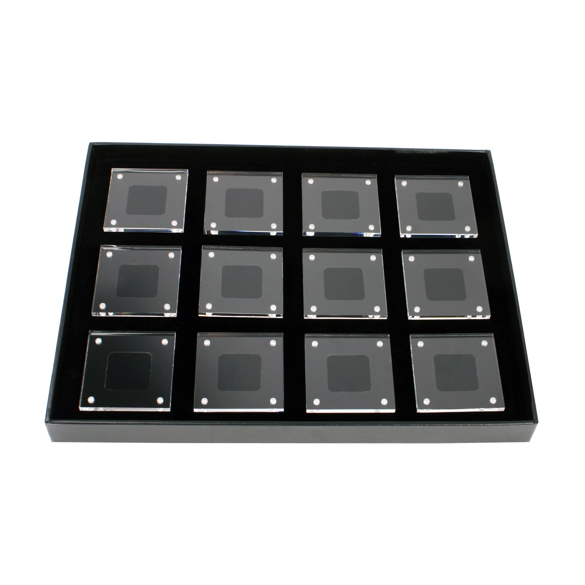 GEMTRUE Jewelry Packaging Display showcase Storage clear Boxes Gem Stone Display Diamond Packaging Box