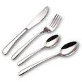 18/10 Stainless Steel Shiny Talheres Wedding Cutlery Gold Silverware Elegant Flatware Set