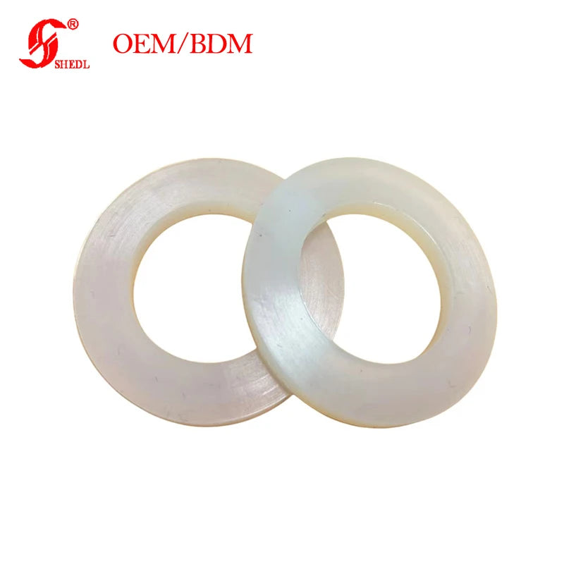 Custom Silicone EPDM Neoprene Flat Rubber Sealing Gasket Washer PTFE NBR Material for Oil Hydraulic Mechanical Seal Applications