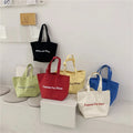 Custom Logo Heavy Athleisure Canvas Tote Bag Eco-Friendly Thick Cotton Gift Shopping Bag Personalized Sturdy Canvas